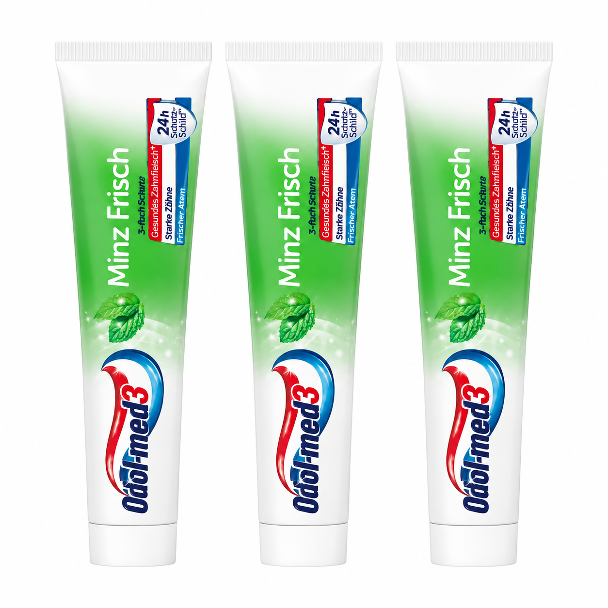 Odol-med3 Minz Frisch Zahncreme – 75 ml ( 3 Pack)