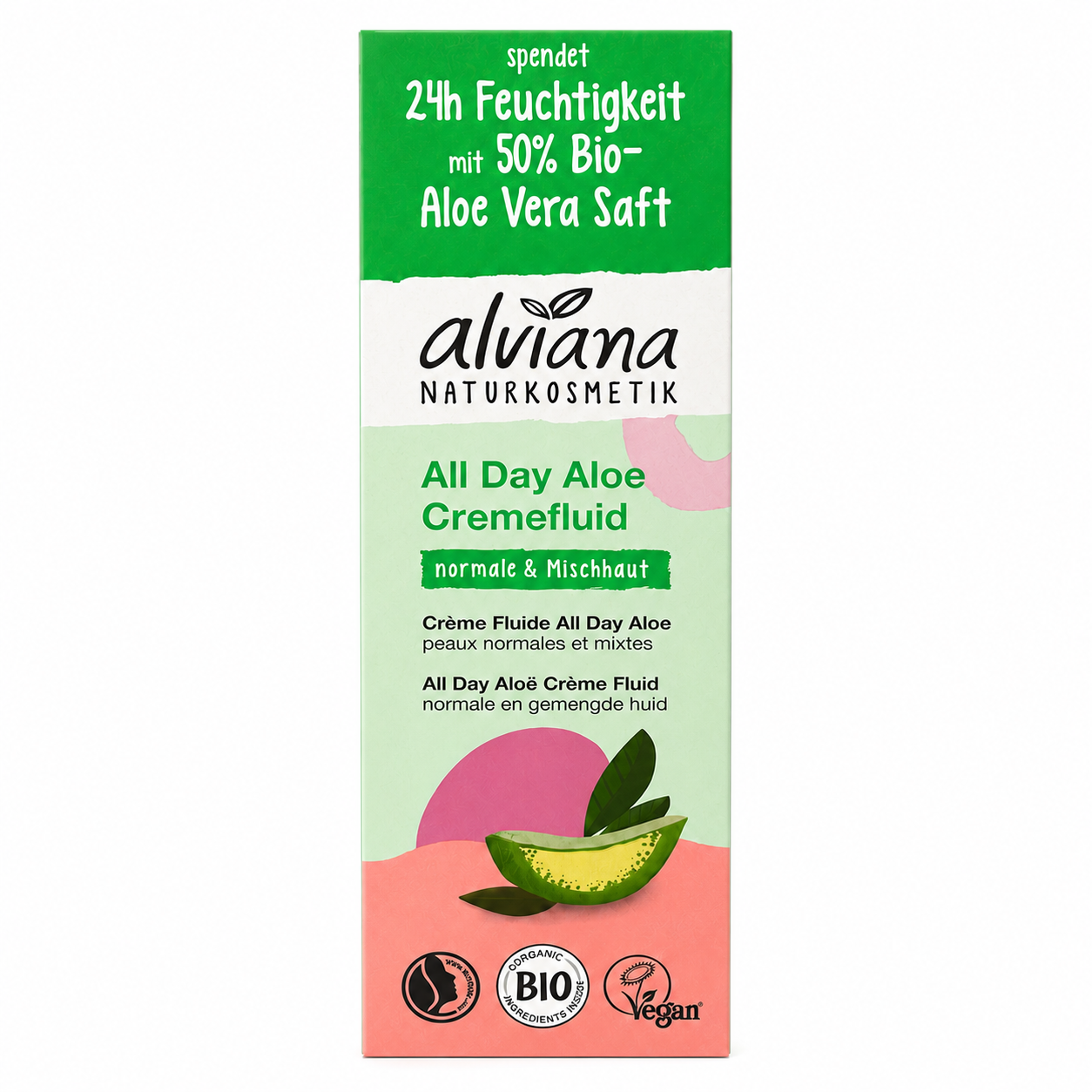 Alviana Naturkosmetik All Day Aloe Cremefluid – 50 ml