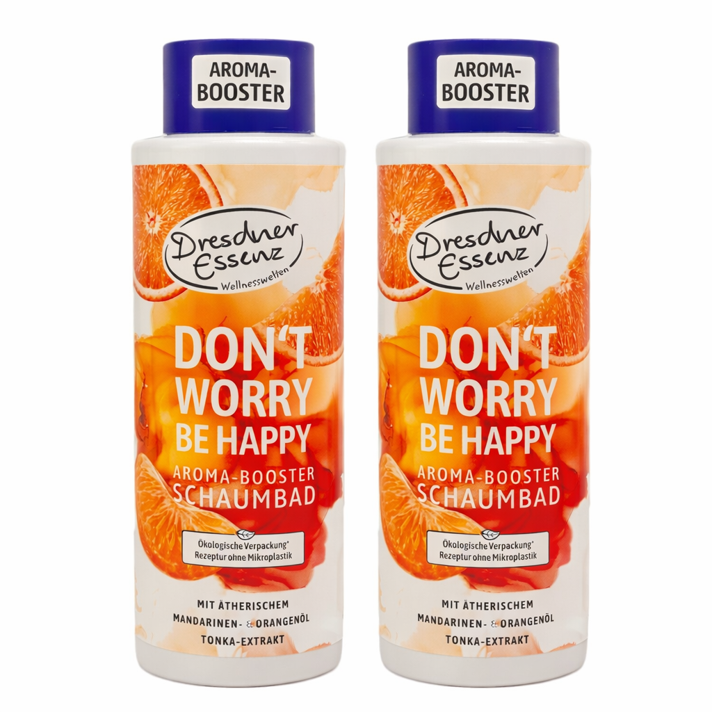 Dresdner Essenz – Aroma Booster Schaumbad „Don’t Worry Be Happy“(2 Pack)