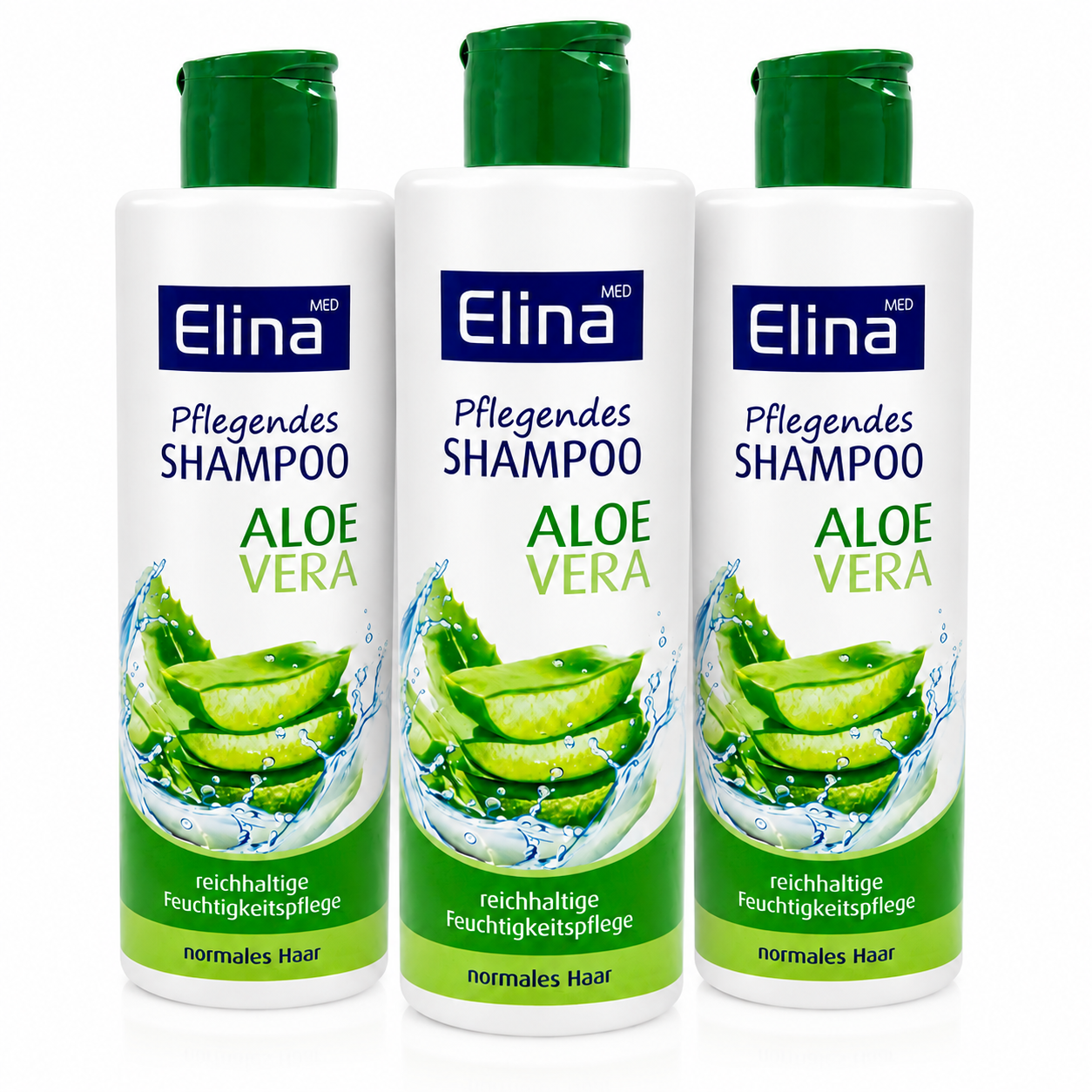 Elina Med Pflegendes Shampoo Aloe Vera – 250 ml ( 3 Pack)
