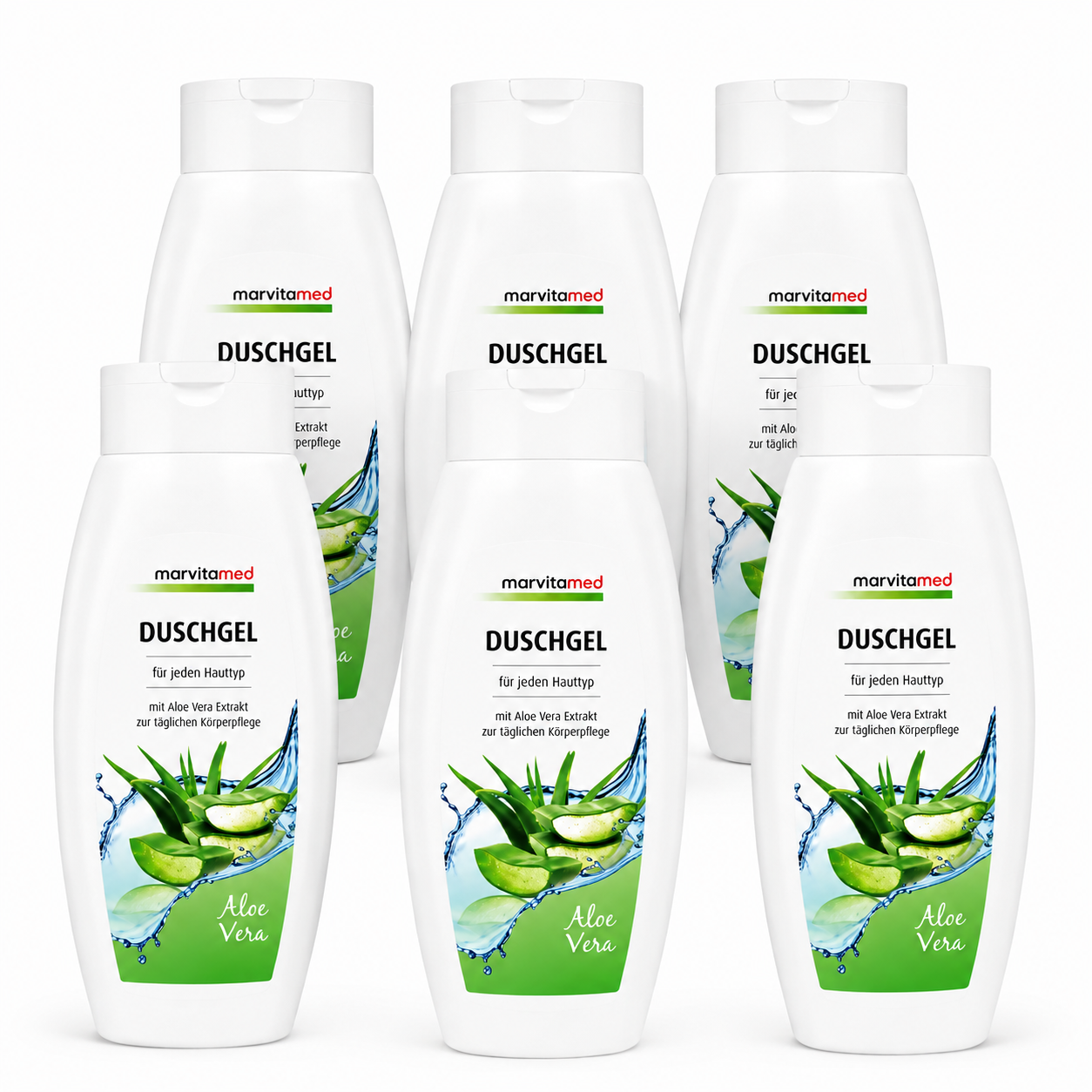 Marvitamed Duschgel Aloe Vera – 250 ml (6 pack)