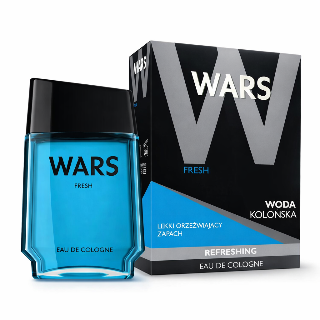 Wars Eau De Cologne für Männer Fresh 90 ml