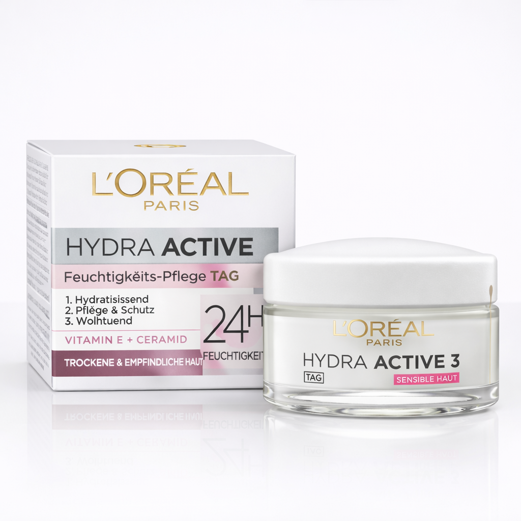 L’Oréal Paris Hydra Active 3 Tagespflege – 24h Feuchtigkeit