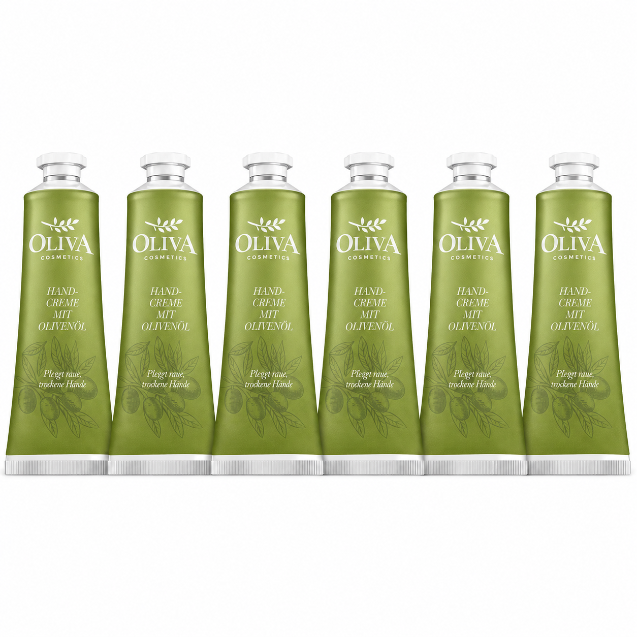 Oliva cosmetics Handcreme mit Olivenöl, 6 x30 ml