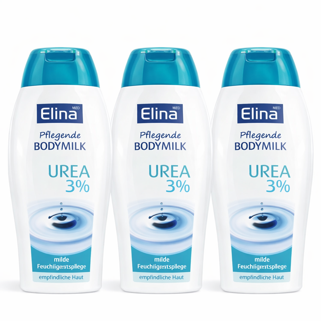 Elina Urea 3% Bodymilk 250ml Sensitive ( 3 Pack)