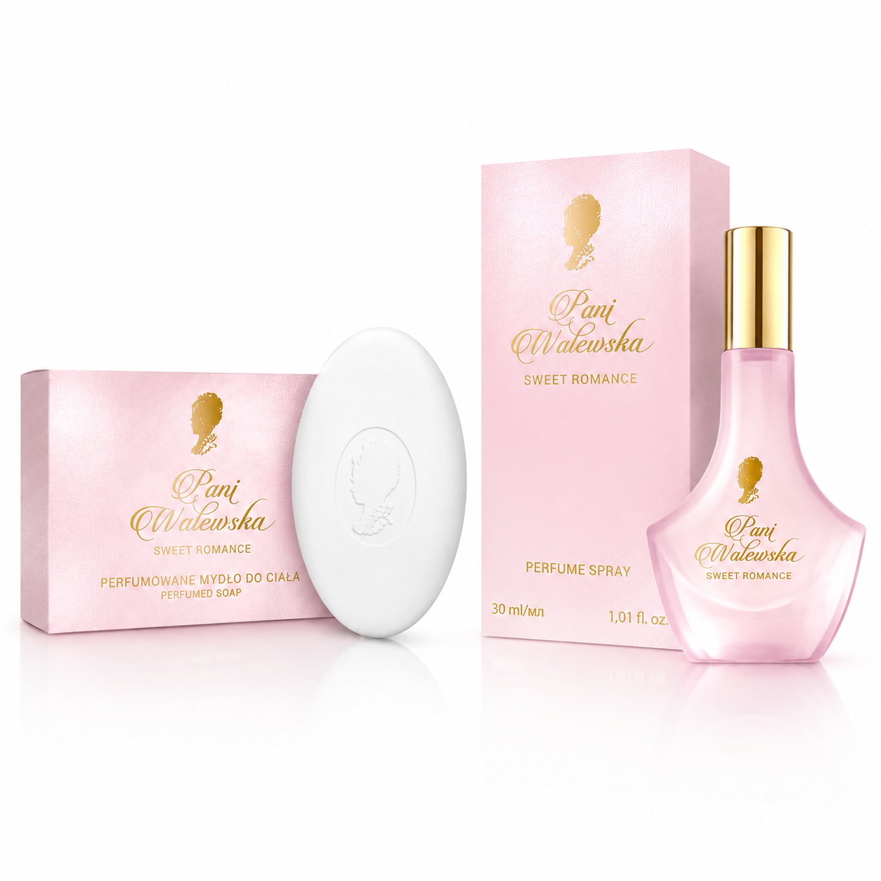 Pani Walewska Sweet Romance Geschenkset- 30 ml Eau de Parfum+100 g parfümierter Seife