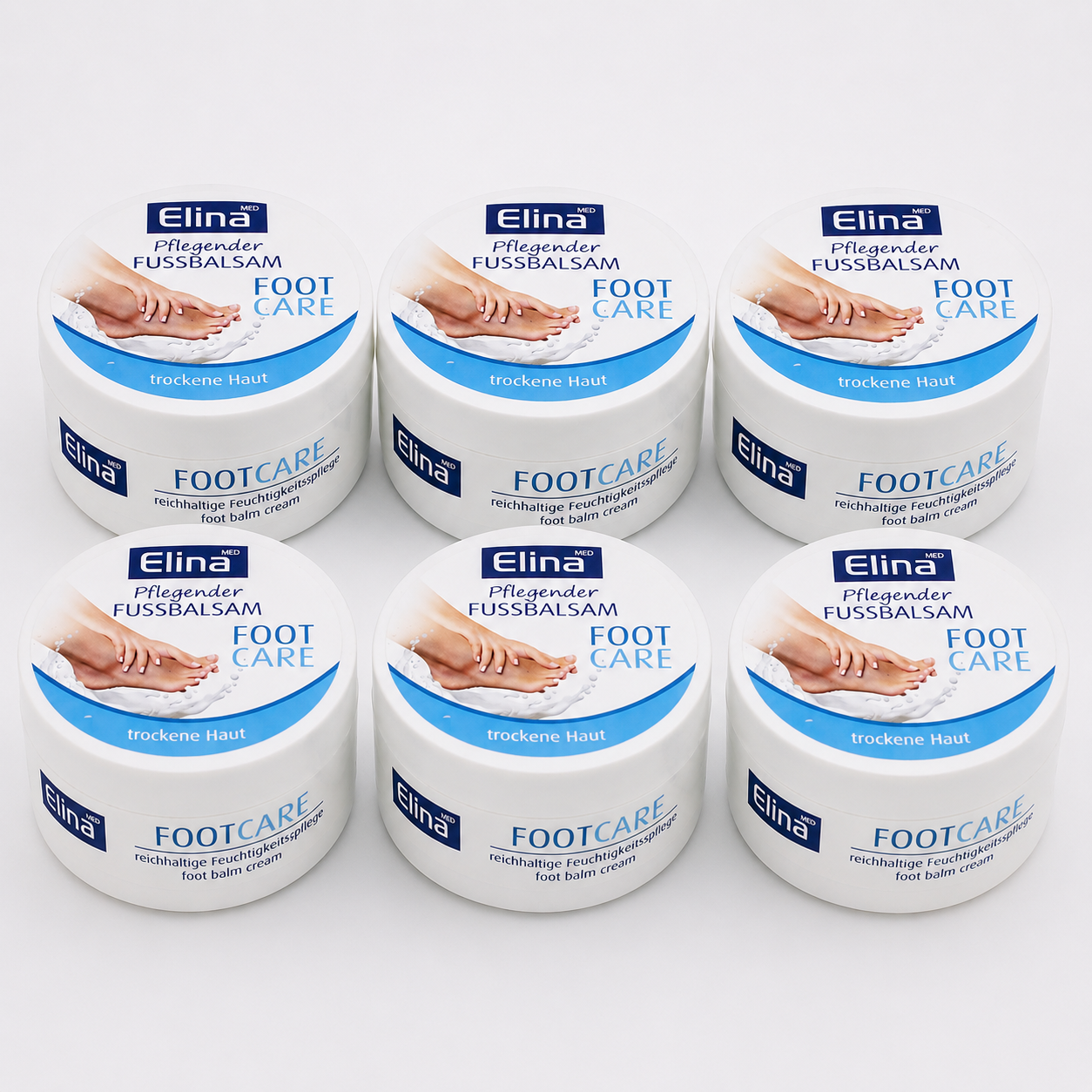 Elina Fussbalsam für die Füße Foot Care 150 ml ( 6 st,)