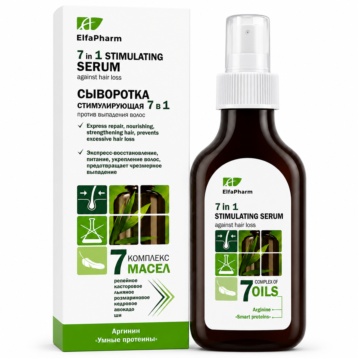 Elfa Pharm 7 in 1 Stimulating Serum gegen Haarausfall – 100 ml