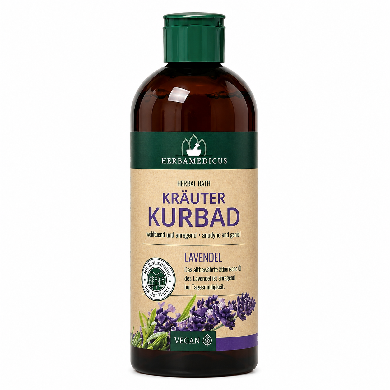 Herbamedicus Kräuterbad 500 ml Kräuter Kurbad Lavendel