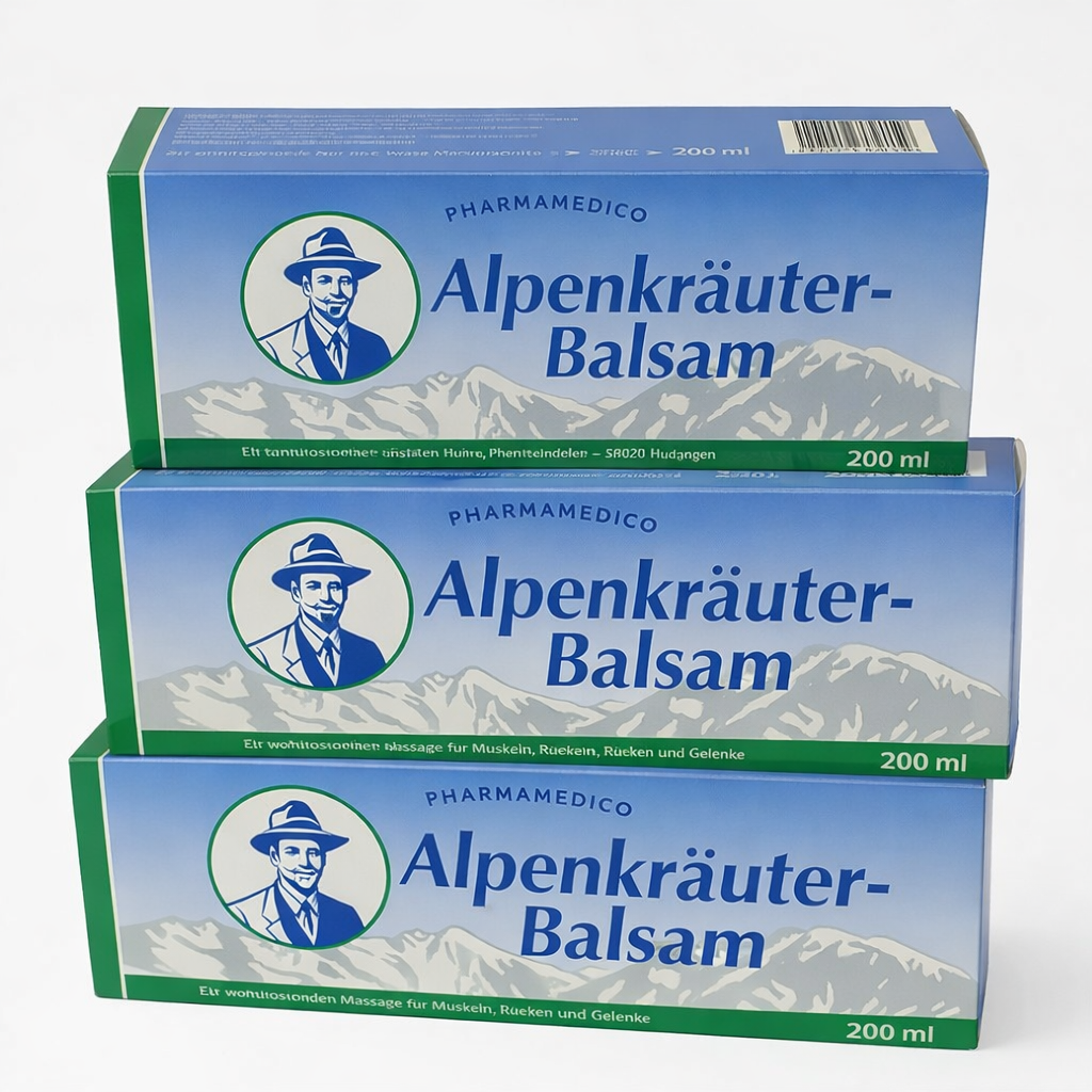 3x200 ml Pharmamedico Alpenkräuter Balsam