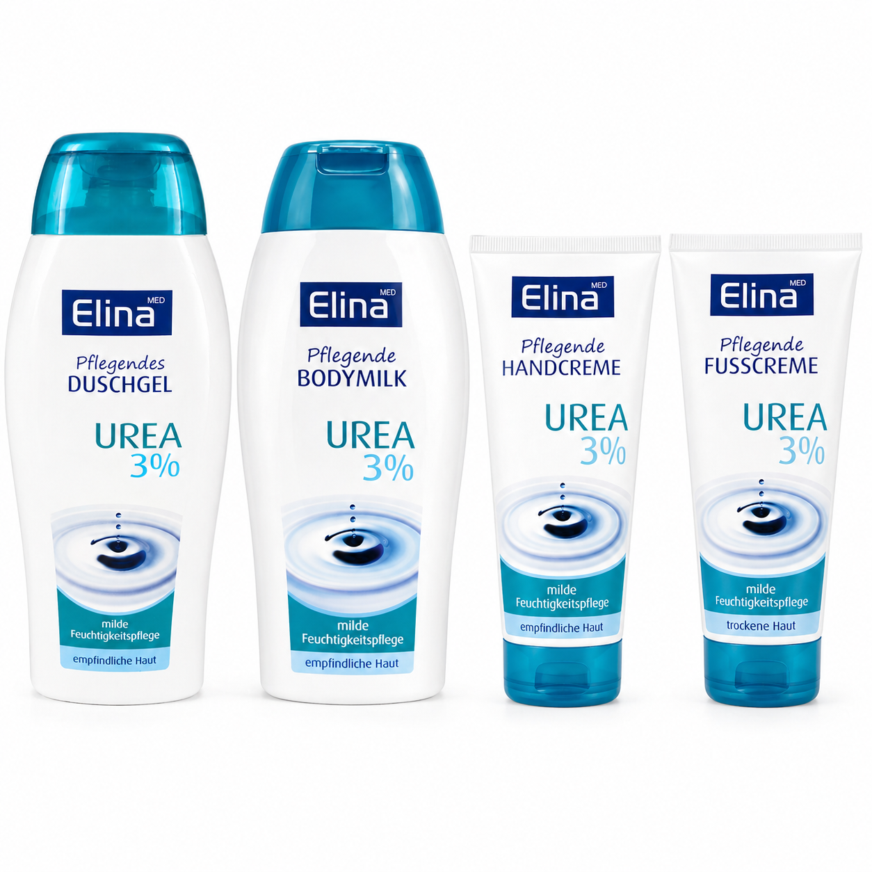 Elina Med UREA 3% Pflegeserie für empfindliche und trockene Haut