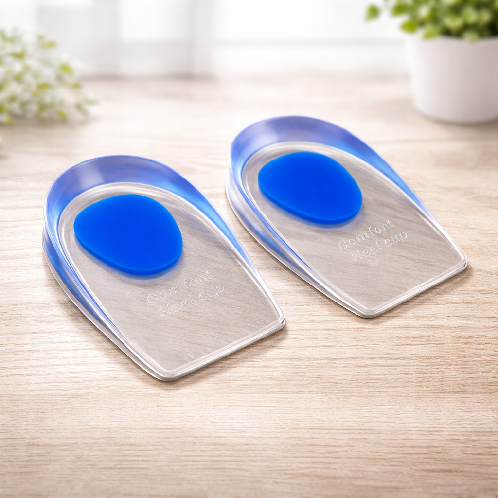 1 Paar Fersenspor Silikon Einlegesohlen Gel Fersenkissen