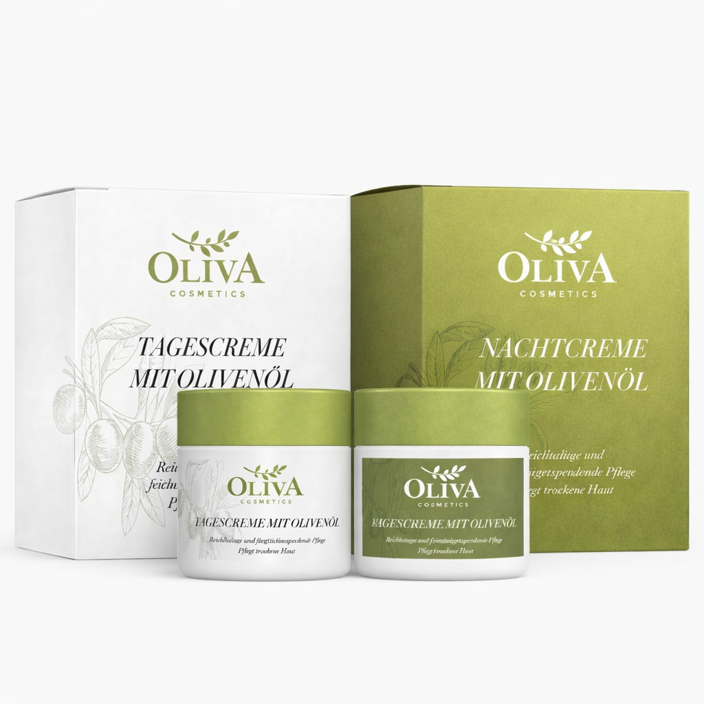 Oliva Tagescreme+Nachtcreme mit Olivenöl (50ml+50 ml)
