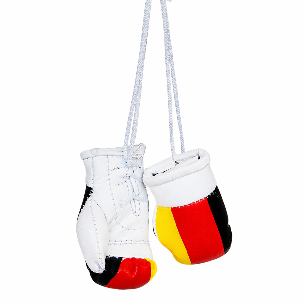 Mini-Boxhandschuhe „Deutschland " für den Auto Russia-Trailer Spiegelanhänger