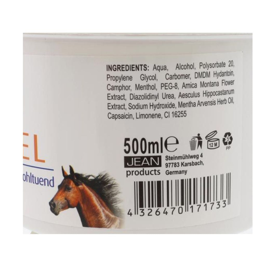 3x500 ml Elina Hautcreme Pferdebalsam Chili in Gel-Form