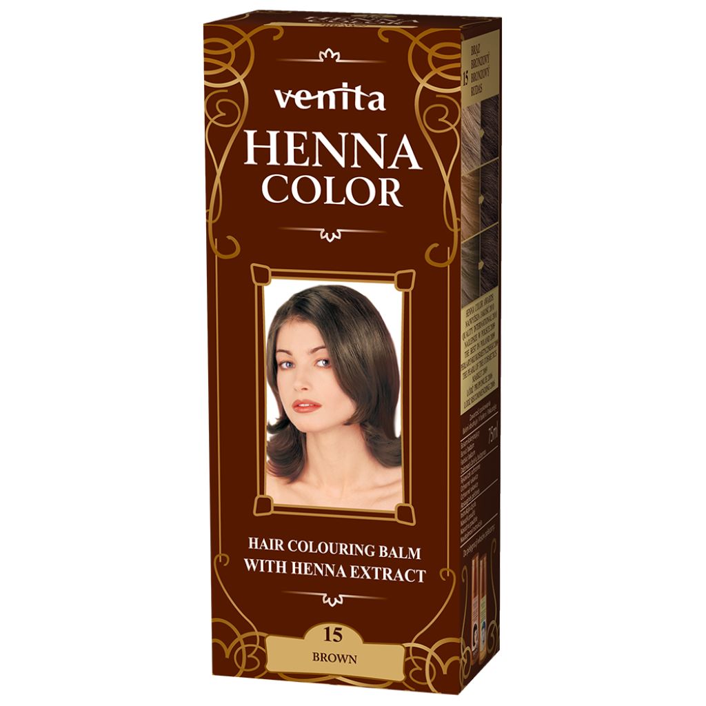 "Henna Color" Färbebalsam mit Henna-Extrakt №15 Brown 75 ml.