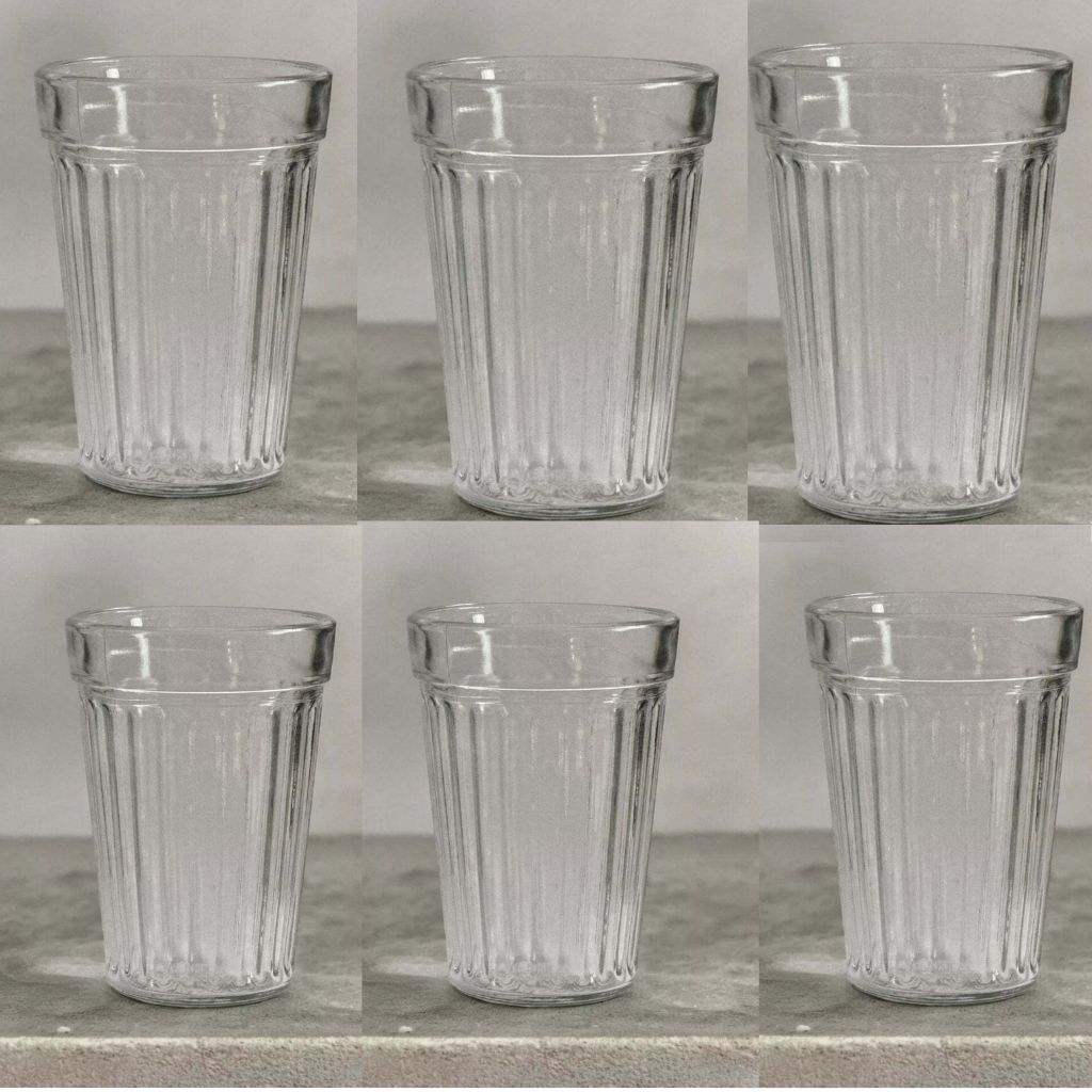6 Gläser Glas Trinkgläser Trinkglas Longdrink Wasserglas 200 ml