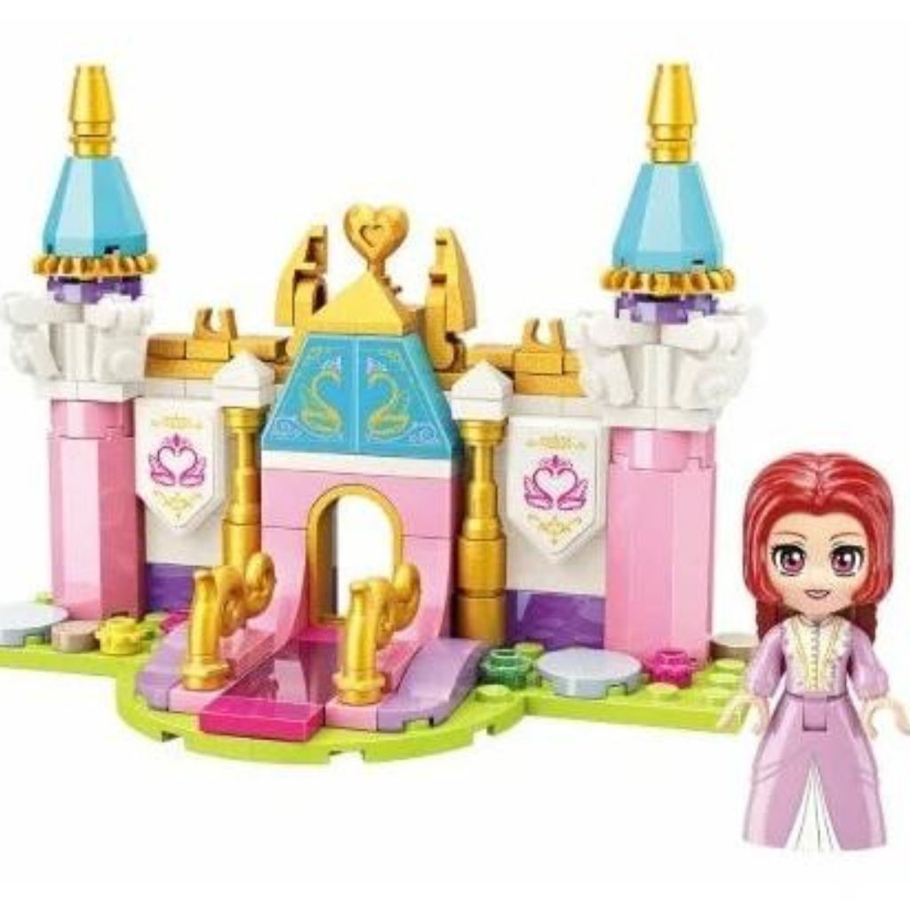 Princess Constructor „Mini-Schloss und Prinzessin“, 1 Minifigur und 131 Details 2613-1