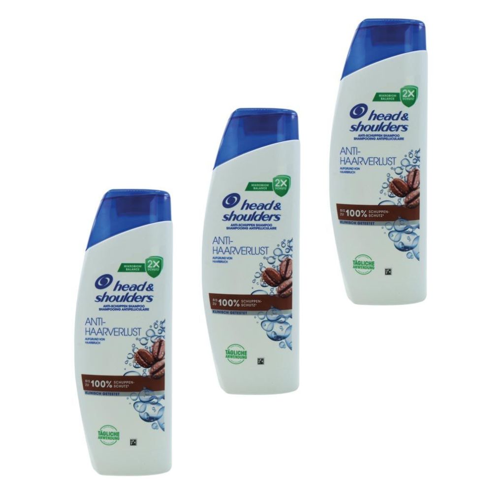 3x 300 ml Head&Shoulders Shampoo Anti Haarverlust