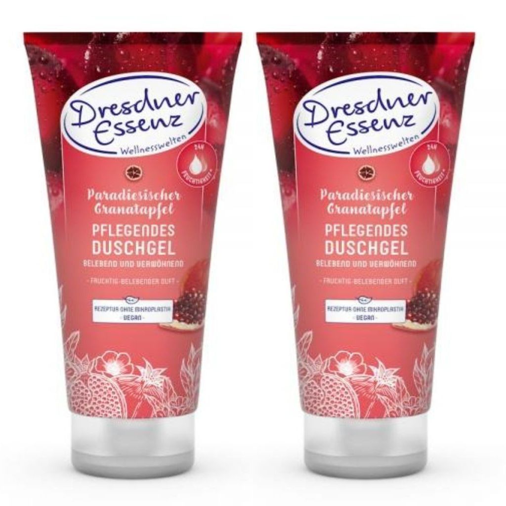 2x200 ml Dresdner Essenz Duschgel Paradiesischer Granatapfel 200 ml