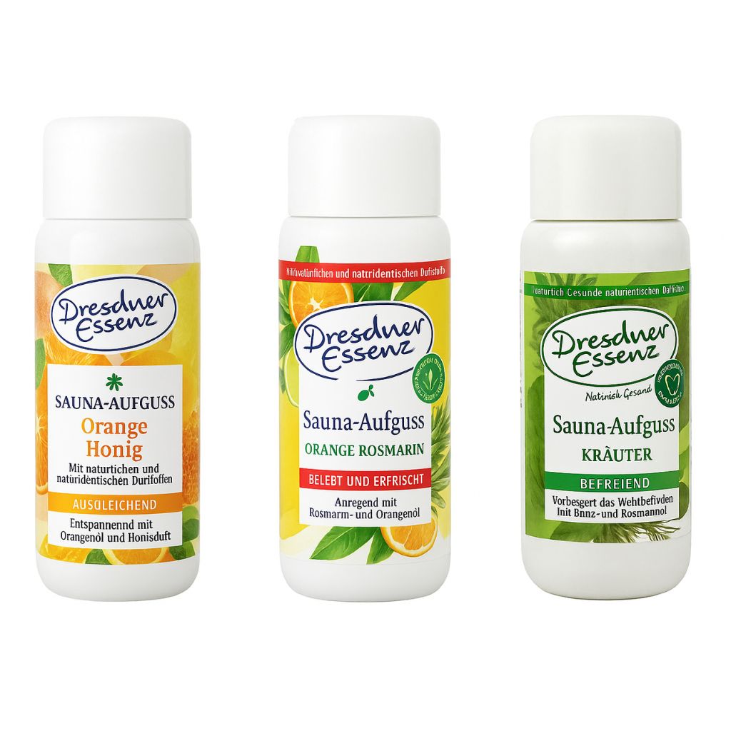 3er Set.x 250 ml Dresdner Essenz Sauna-Aufguss
