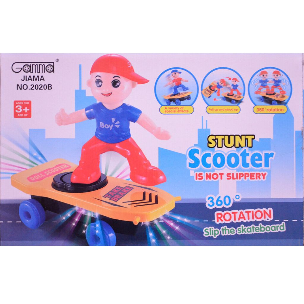 Elektrisches Spielzeug Stunt Scooter mit Licht und Music 3+