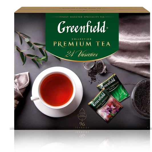 Greenfield Premium Collection Tee Geschenk Set 24 Sorten, 96 Beutel