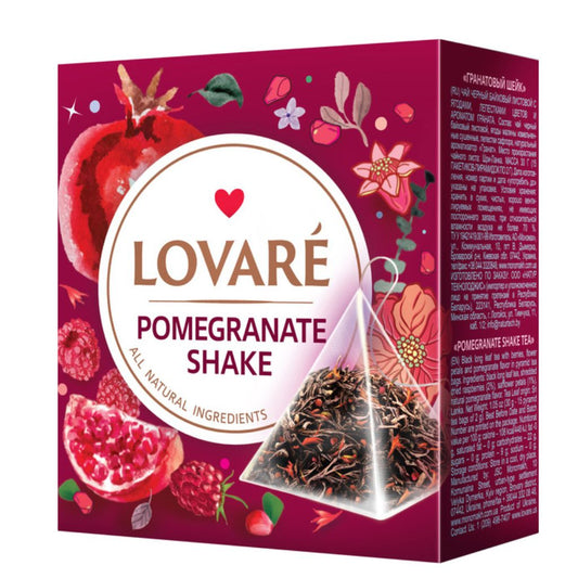 Lovare Tee "Granatapfel ",in Teebeut. Pyramide,15*2g