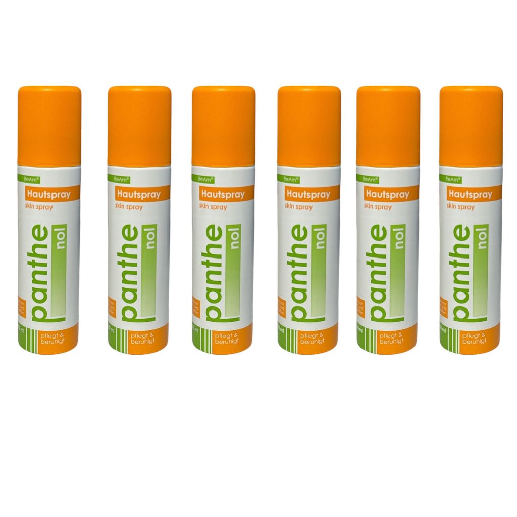 6x150 ml ReAm Hautspray Panthenol pflegt und beruhigt