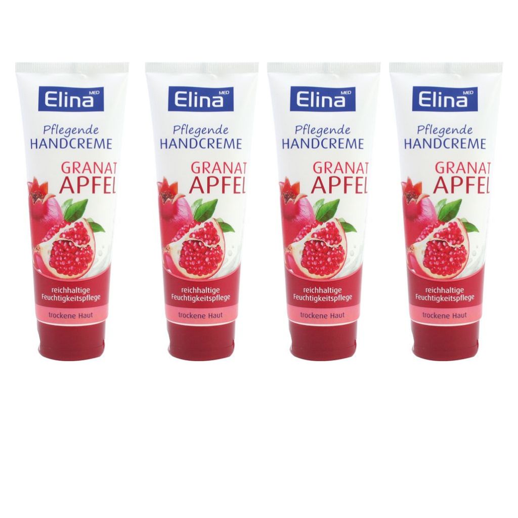 4 St.x75 ml Elina Granatapfel Handcreme