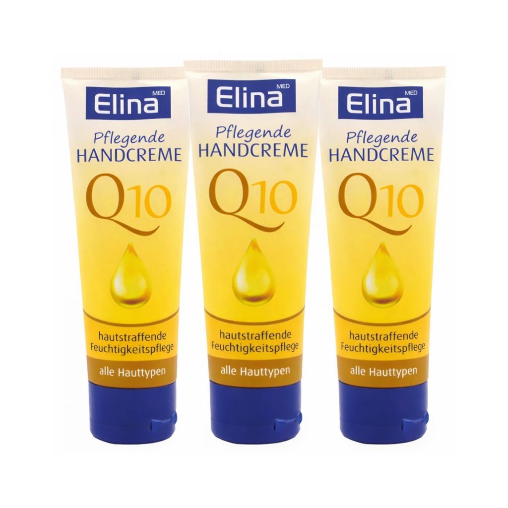 3 St. ELINA MED Pflegende Handcreme Q10 hautstraffend