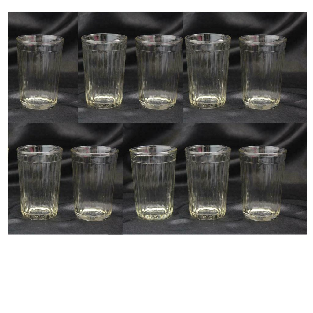 10 st. Glas Russisch Trinkglas Nostalgie граненых стаканa Vintage Ostalgie