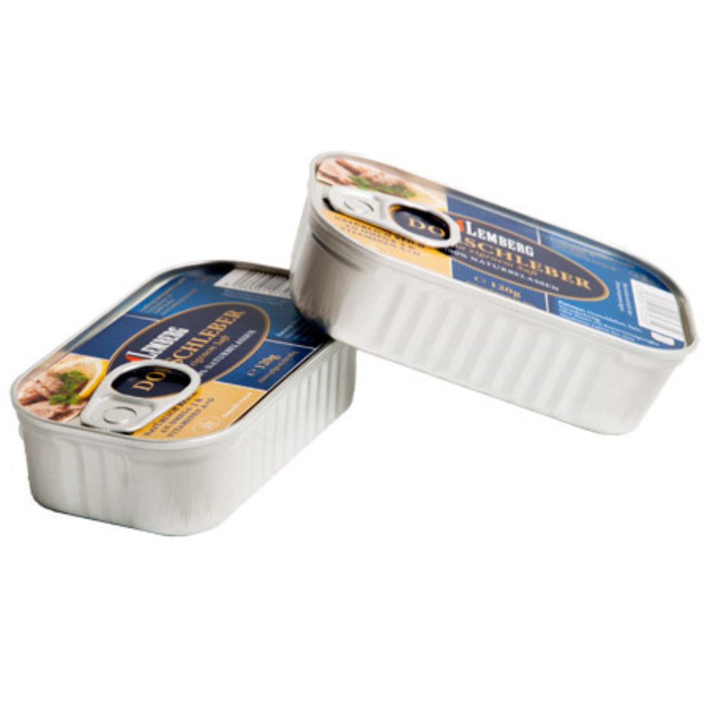 2 St. x 120 g. Dorschleber in eigenem Saft 115g