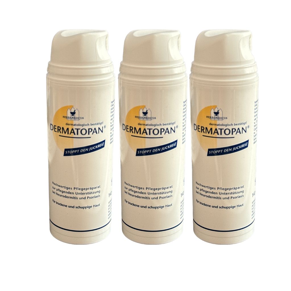 3 x 140ml Dermatopan Spezial-Creme Rflege STOPPT DEN JUCKREIZ