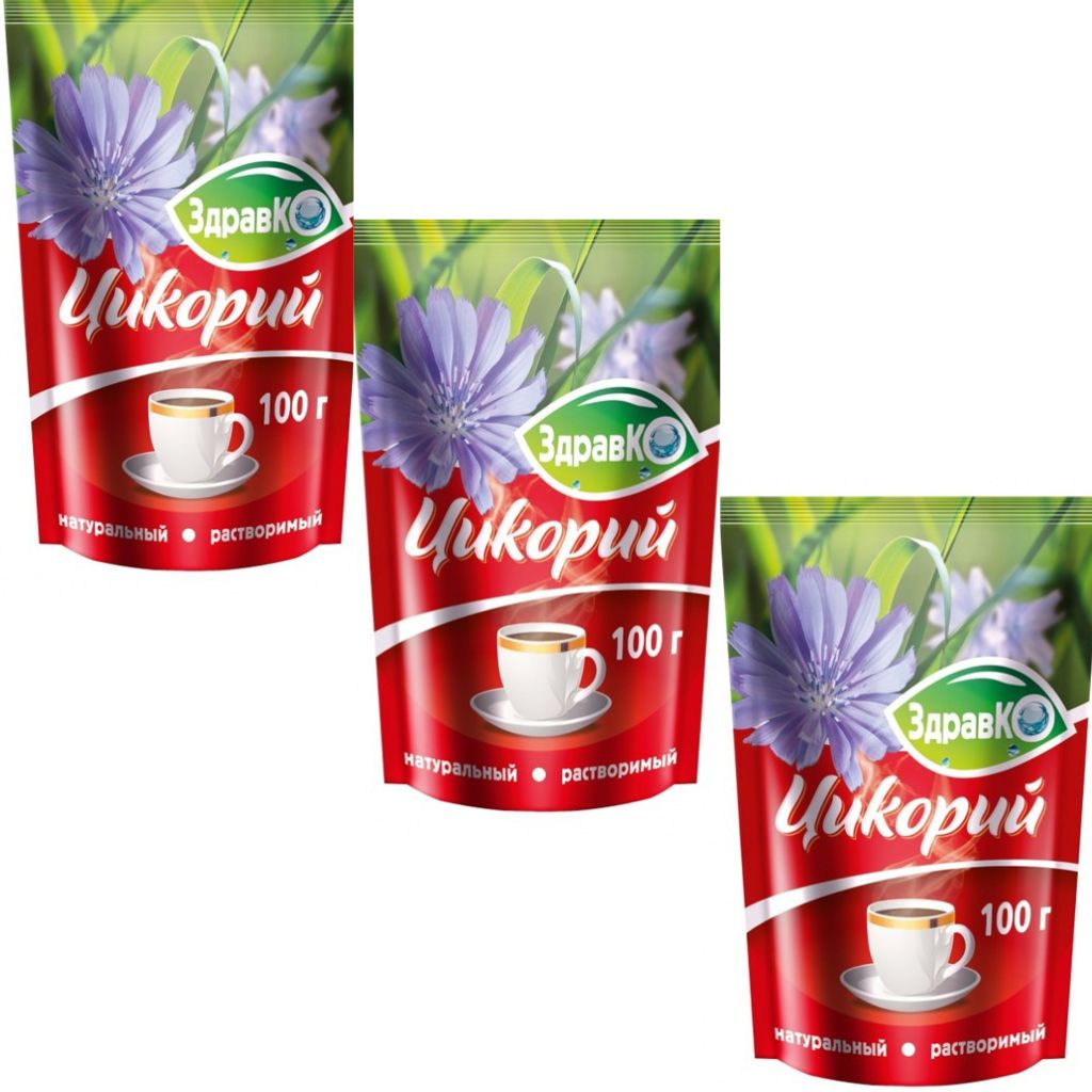 3x 100g Zichorie „ZDRAVKO“ Zichorienpulver Zichorie Zichorien-Pulver