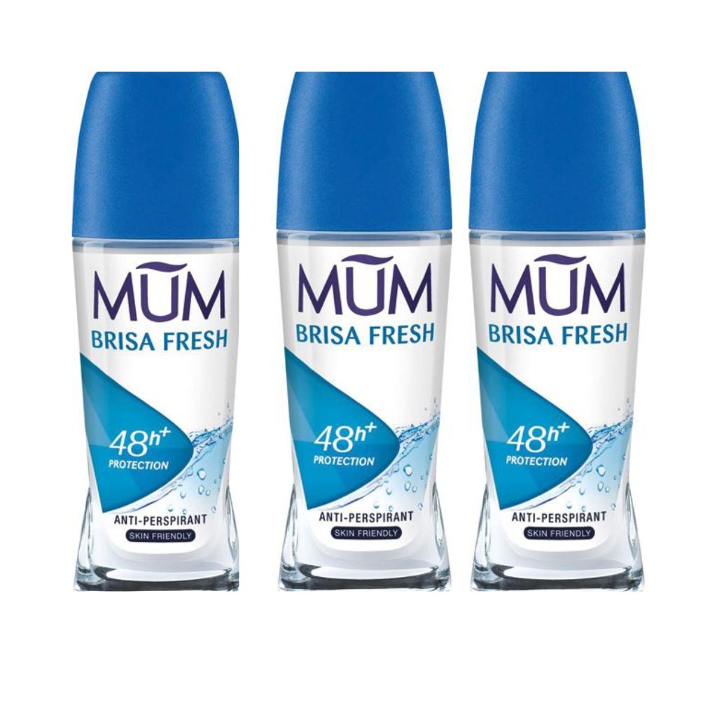 3x 50 ml Mum Deo Roll on Brisa Fresh