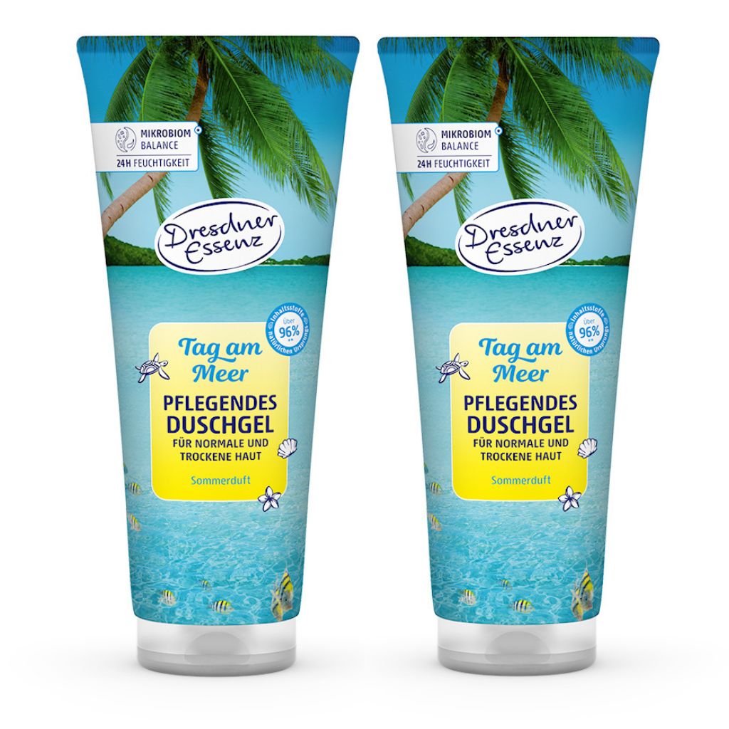 2x 250 ml Dresdner Essenz Duschgel Tag am Meer
