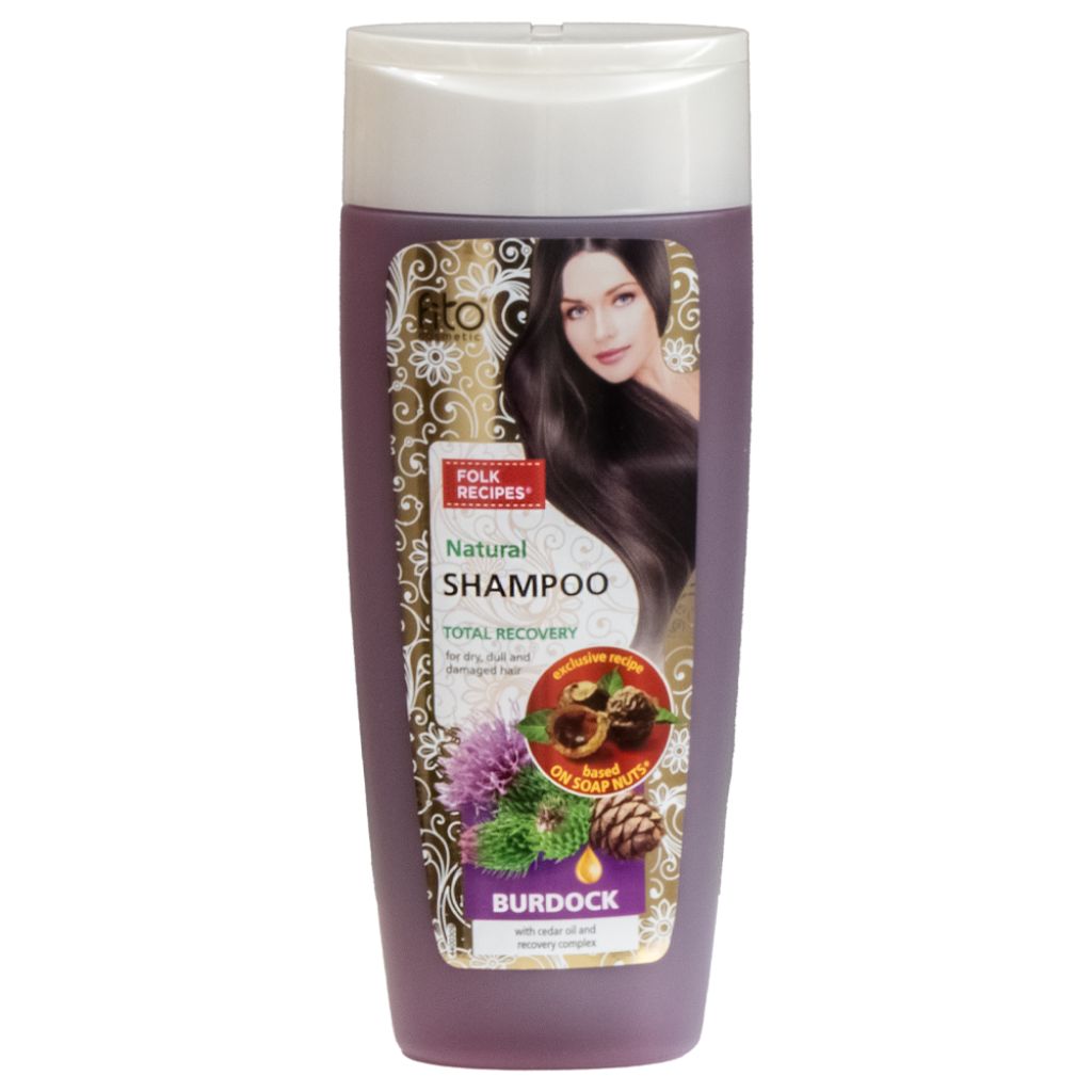 Fitokosmetik Shampoo Klette mit Zedernöl und Revitalisierungskomplex 270 ml