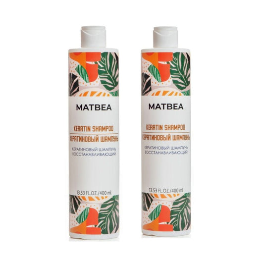 MATBEA Shampoo Keratin 2x 400 ml