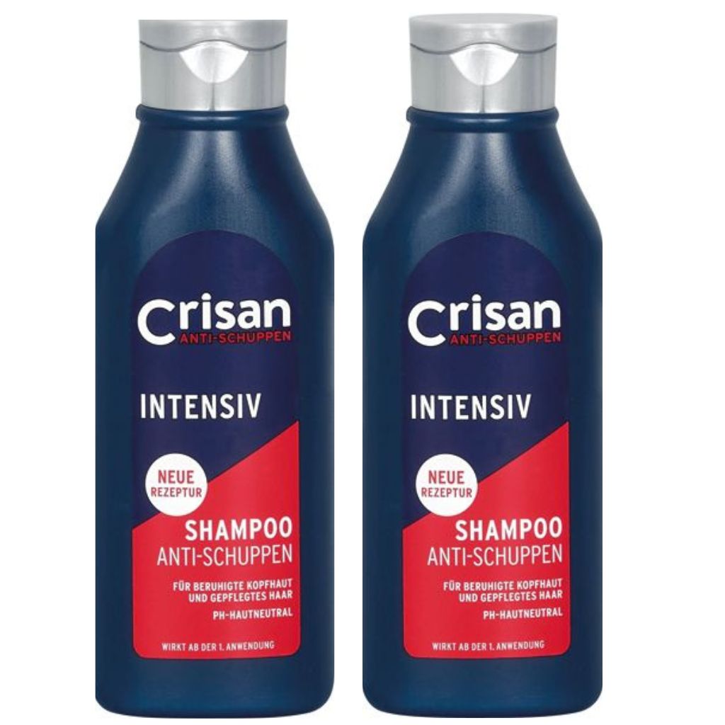 2 x 250 ml Crisan Shampoo Anti Schuppen Intensiv