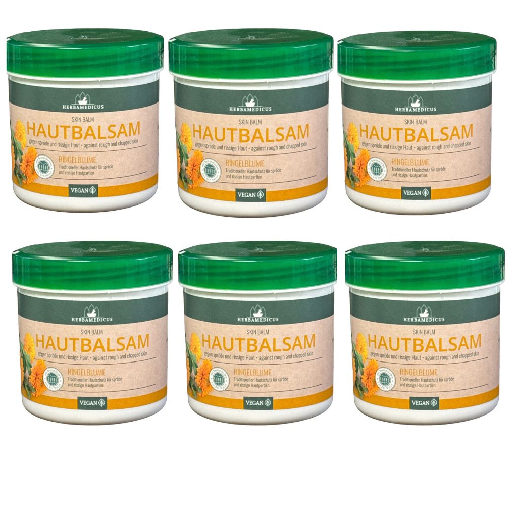 6x 250 ml Herbamedicus Ringelblumen Balsam
