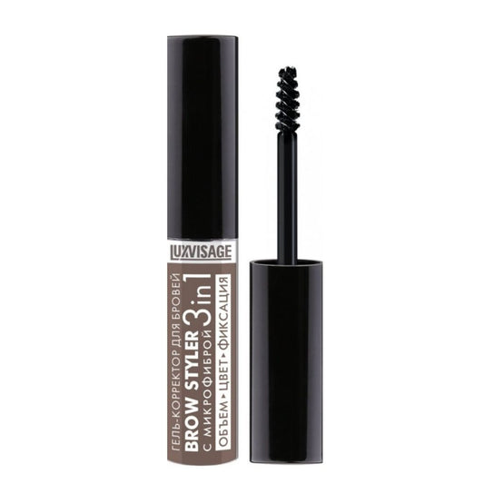 Lux Vizage Augenbrauen gel 3in1 FIXIER BROW FIXING Espresso-Ton