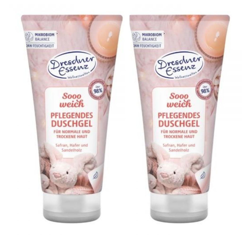 2x200 ml Dresdner Essenz Duschgel Sooo weich