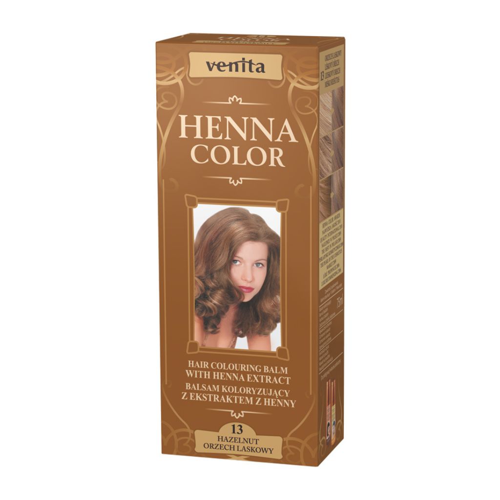 "Henna Color" Färbebalsam mit Henna-Extrakt №13 Hazelnut  75 ml.