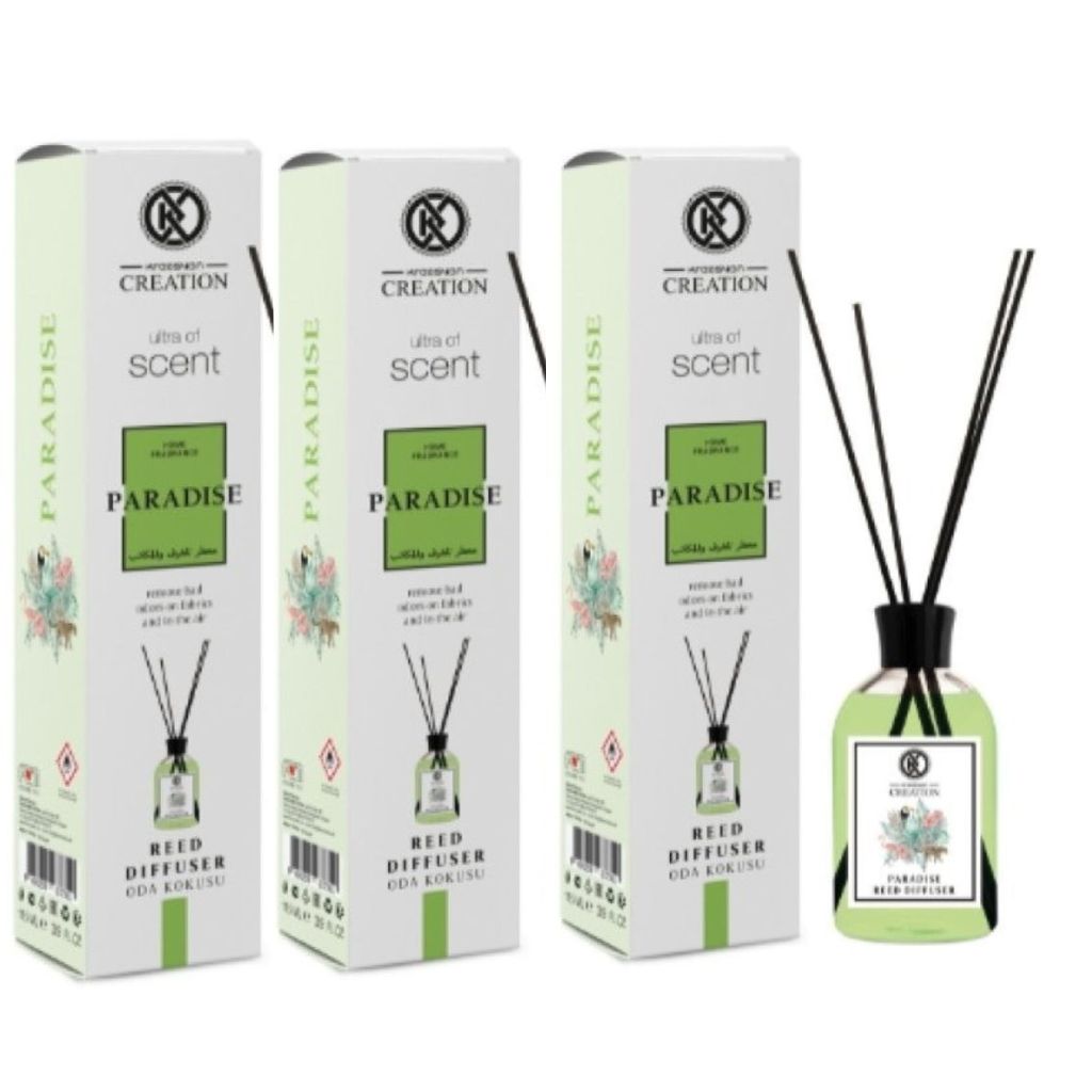 3x50 ml Raumduft Parfum PARADIESISCHE ATMOSPHÄRE
