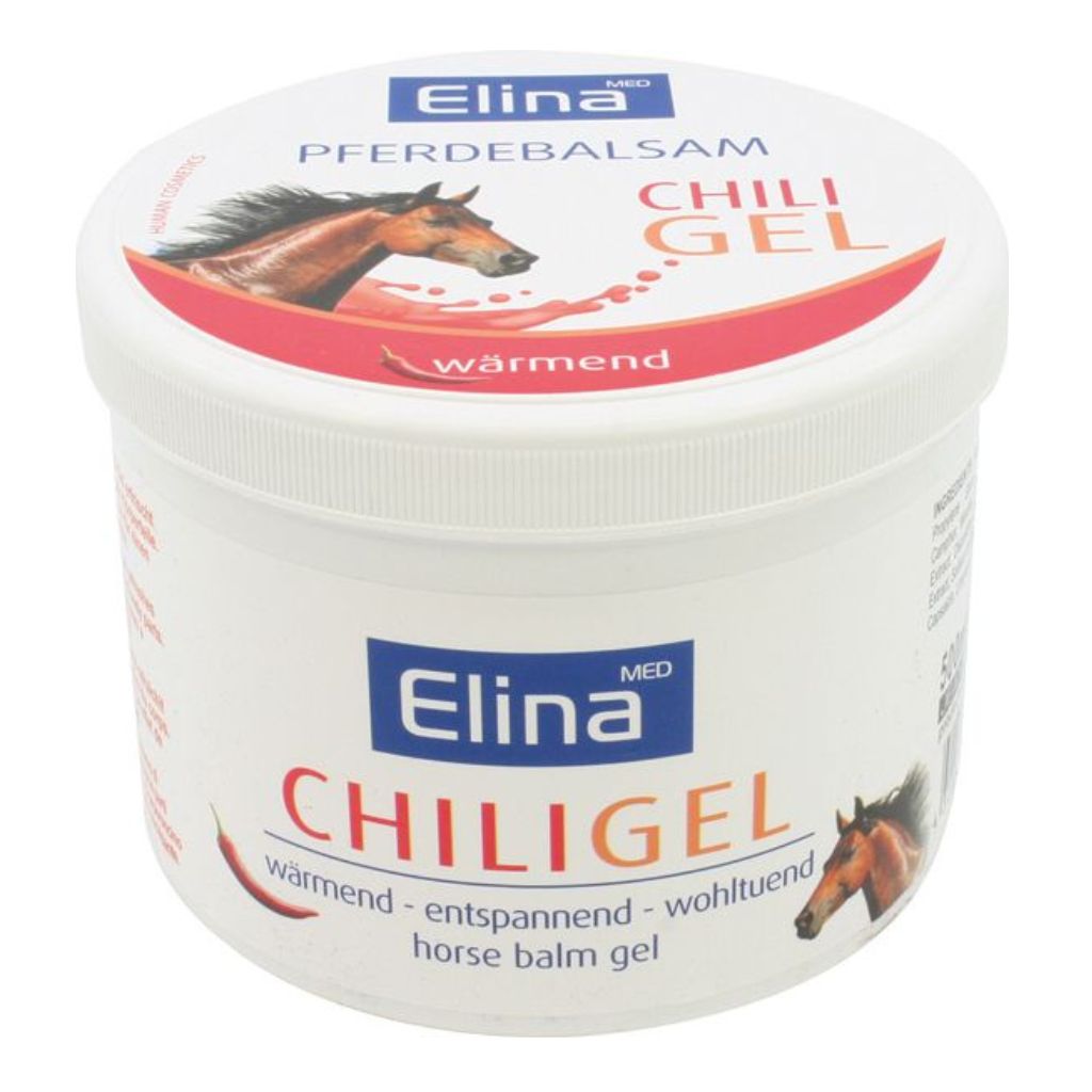 3x500 ml Elina Hautcreme Pferdebalsam Chili in Gel-Form