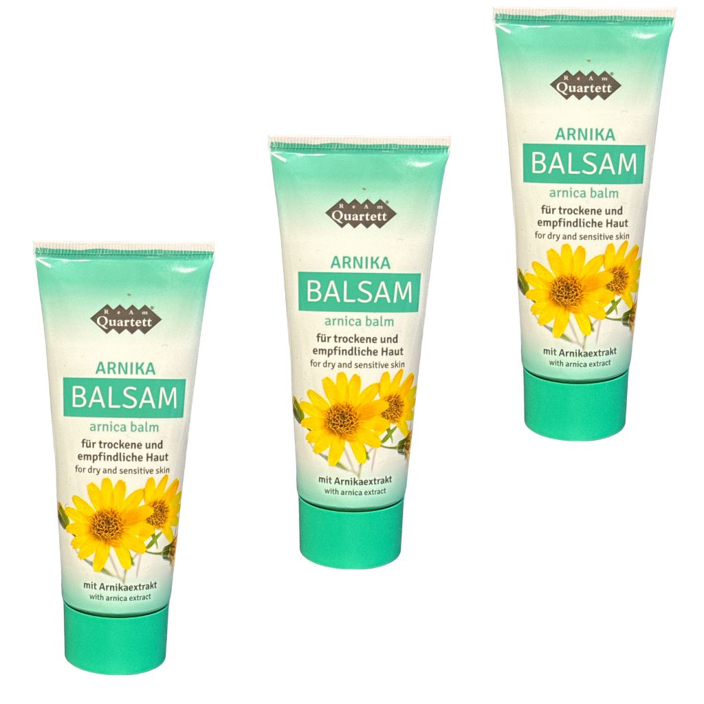 3x75ml ReAm Quartett Arnika Balsam Creme Hautcreme Feuchtigkeit trockene Haut