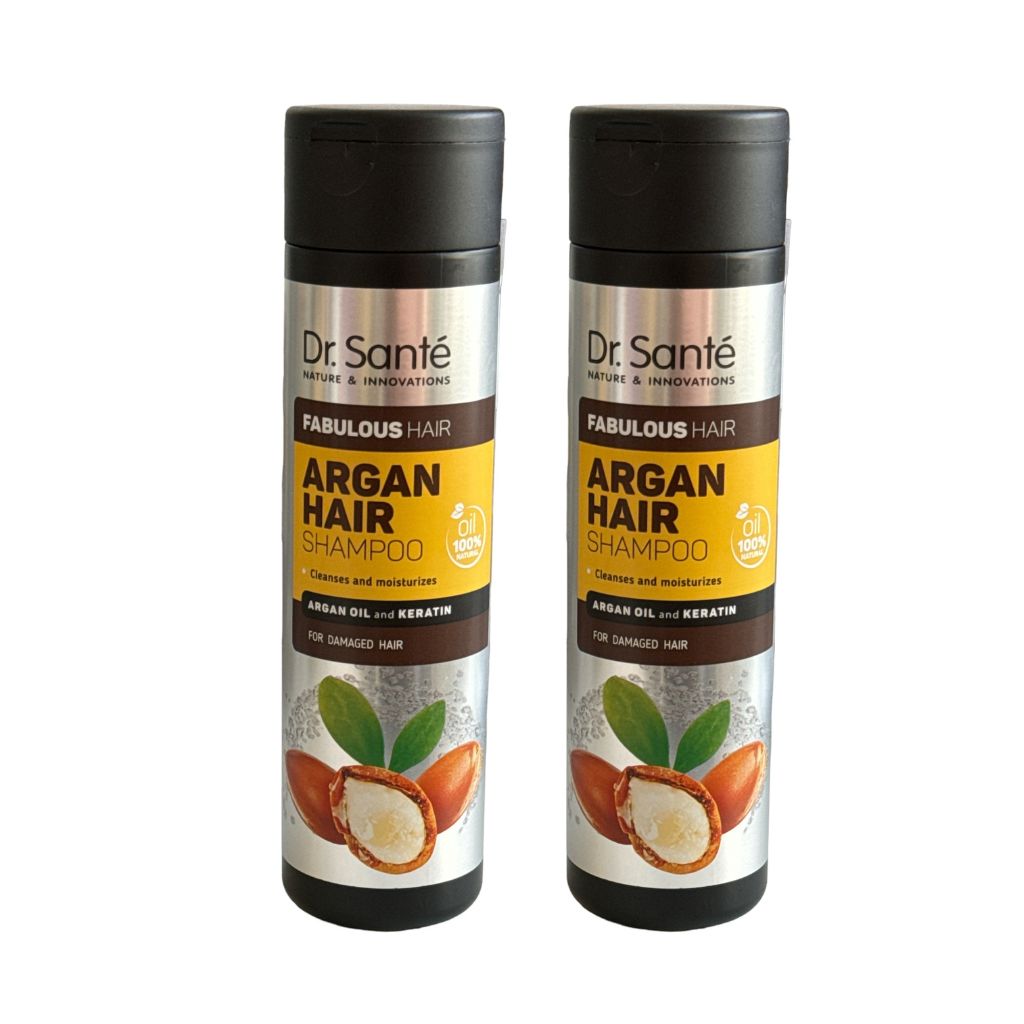 2 x 250 ml Dr. Sante Argan Hair Shampoo
