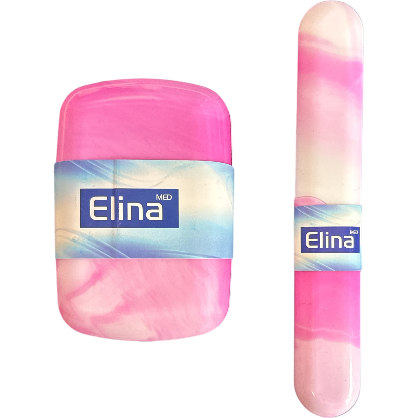 Elina Reiseseifenetui Zahnbürsten Etui,2 Reise-Seifenschalen Zahnbürstenetui
