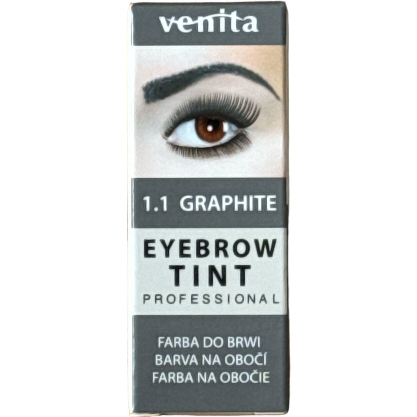 Venita Cosmetics Eyebrow Expert Creamy Henna für Augenbrauen mit Arganöl 3 g